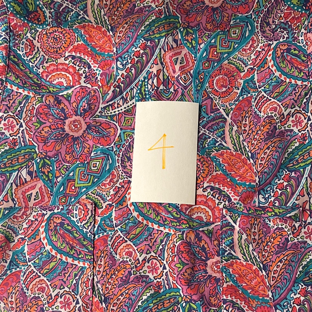 Vera Bradley Floral and Paisley scrub tops - Picture 8 of 11